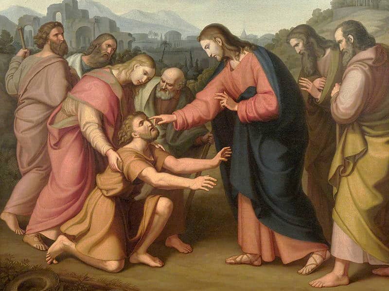 making the blind to see christ